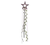 CHICTRY Shiny Star Fairy Wand Princess Angel Wand Magic Stick With Ribbon And Vines For Birthday Party Purple One Size