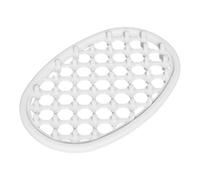 CHICTRY Silicone Soap Dish with Drain, Hollow Out Bar Soap Holder for Shower,Bathroom And Kitchen Sink White One Size