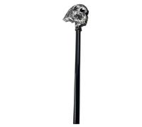 CHICTRY Wizard Staff Skull Head Halloween Cane Pimp Egyptian Walking Scepter Dress Up Accessories Silver One Size