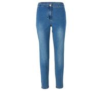 ChicWhisper Ladies Plus Size Pull On Stretch Jeggings Blue