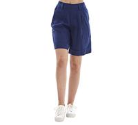 ChicWhisper Ladies Pull On Wide Leg Pure Linen Elasticated Shorts