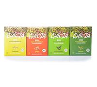 ChicZa Organic gum set of 4 types - mint, spearmint, cinnamon, lime (organic, vegan)