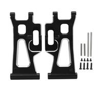Chidlantu 1 Pair RC Rear Lower Suspension Arms, Aluminum Alloy Swing Arm Replacement for MJX 14210 14209 1/14 Remote Control Car, Durable Shock Absorbing RC Suspension Kit with Pins and Scre (Black)