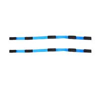 Chidlantu Cooperative Legged Race Band, Team Building Game, Adjustable Elastic Ankle Strap for 3 or 5 People Group, Ribbon with Zippered Storage Bag, Fun Outdoor Birthday Party (A set of 5 people)