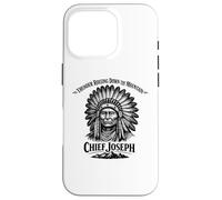 Chief Joseph Thunder Rolling Down the Mountain History Case for iPhone 16 Pro