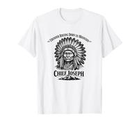 Chief Joseph Thunder Rolling Down the Mountain History T-Shirt