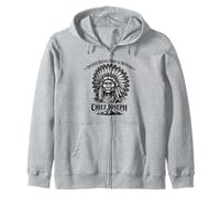 Chief Joseph Thunder Rolling Down the Mountain History Zip Hoodie
