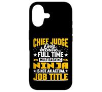 Chief Judge Job Title - Funny Chief Justice Jury Case for iPhone 17
