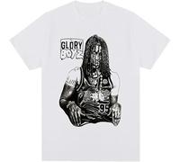 Chief Keef Glory Boyz Hip Hop Vintage t-Shirt Cotton Men T Shirt White XL