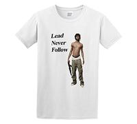 Chief Keef Lead Never Follow Tee O Neck Men T-Shirt White S