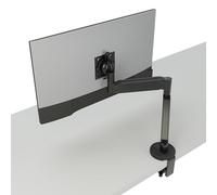 CHIEF Koncīs™ Dynamic Single Monitor Arm Bracket Mount for Screens up to 32", Ergonomic Height Adjustable Desktop Clamp, Tilts, Extends, Swivels and Fully Rotates. Black Single Monitor Arm