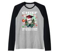 Chief Leprechaun Liaison at The North Pole - Christmas Irish Raglan Baseball Tee