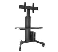 Chief LPAUB Large Fusion Manual Height Adjustable Mobile AV Cart. Product colour: Black Recommended usage: Flat panel Type: Multimedia cart. Height: 1801 mm Width: 1214 mm Depth: 813 mm. Package weigh