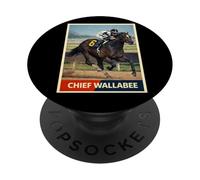 Chief Wallabee Horse, Horse Racing, Santa Anita, Del Mar PopSockets Adhesive PopGrip
