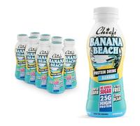 CHIEFS High 25g Protein Shake - Banana Flavour - No Added Sugar - Lactose-free - Gluten Free - Lower Carb - Ready to Drink - 8x300ml Bottles