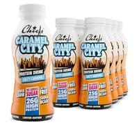 CHIEFS High 26g Protein Shake - Caramel Flavour - No Added Sugar - Lactose-free - Gluten Free - Lower Carb - Ready to Drink - 8x300ml Bottles
