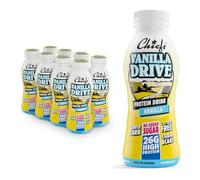CHIEFS High 26g Protein Shake - Vanilla Flavour - No Added Sugar - Lactose-free - Gluten Free - Lower Carb - Ready to Drink - 8x300ml Bottles