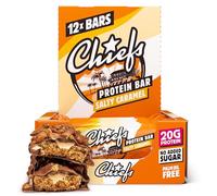 CHIEFS Protein Bars 55g - High Protein, Low Sugar - Salty Caramel Taste