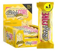 CHIEFS Protein Bars - Healthy Snacks - Delicious Protein Snacks with No Sugar Added & Low Carb - Indulging & creamy Vanilla Cheesecake taste - Perfect-On-The-Go -12 x 40g