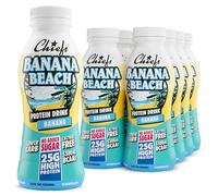 CHIEFS Ready-to-Drink, 8 x 330ml Bottles, 25g Banana Flavour Protein Shake, Meal Replacement Shake, Low Carb, No Added Sugar, High Protein Drink With Extra BCAAs, Gluten-Free Ready Meals