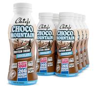 CHIEFS Ready-to-Drink, 8 x 330ml Bottles, 26g Chocolate Flavour Protein Shake, Meal Replacement Shake, Low Carb, No Added Sugar, High Protein Drink With Extra BCAAs, Gluten-Free Ready Meals