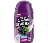 CHIEFS Syrup, Zero Calorie Syrup with Real Fruit Extracts, Cassis, 65ml - More than 8l Softdrink - Zero Added Sugars