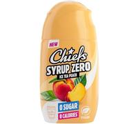 CHIEFS Syrup, Zero Calorie Syrup with Real Fruit Extracts, Peach Ice Tea, 65 ml - More than 8 l Softdrink - Zero Added Sugars