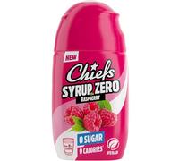 CHIEFS Syrup, Zero Calorie Syrup with Real Fruit Extracts, Raspberry, 65ml - More than 8l Softdrink - Zero Added Sugars