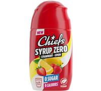 CHIEFS Syrup, Zero Calorie Syrup with Real Fruit Extracts, Strawberry Lemon, 65ml - More than 8l Softdrink - Zero Added Sugars