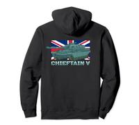 Chieftain V Tanks FV4201 British UK Flag Pullover Hoodie