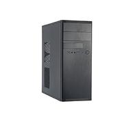Chieftec HQ-01B Midi-Tower Computer Case Black - Computer Case (Midi-Tower, PC, Black, ATX, Micro ATX, Home/Office, 12 cm)