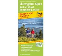 Chiemgauer Alps, Reit in Winkl, Ruhpolding, Inzell: Wander- und Radkarte mit Ausflugszielen & Freizeittipps, wetterfest, reißfest, abwischbar, GPS-genau. 1:35000