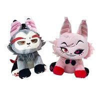 Chienc 2025 Hazbin Hotel Plush Doll | Angel Dust Meow Stuffed Toy - Soft Heluva Boss Plushie for TV Fans, Kids, and Adults A (All)