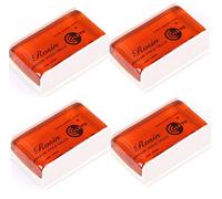 Chienti - 4PCs - High-Class Transparent Yellow Natural Rosin Resin Colophony Cuboid Low Dust Handmade for Violin Viola Cello
