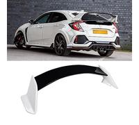 CHIESMA for Civic Rear Spoiler Fit for 2016-2021 Honda Civic 10th Hatchback 5Door Trunk Wing Type-R Style ABS Painted White Black Rear Trunk Wing Accessories Exterior