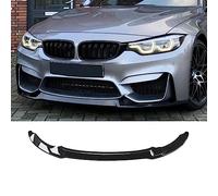 CHIESMA for F80 Front Lip for 2015-2018 F80 M3 2015-2020 BMW F82 F83 M4 2 Pieces CS Style Front Bumper Lip Spoiler Splitter ABS Painted Gloss Black