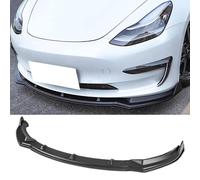 CHIESMA Front Lip for 2017-2023 Tesla Model 3 Sedan Matte Black ABS Front Splitter Air Dam Spoiler Protector