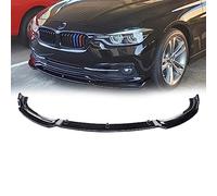 CHIESMA Front Lip for BMW F30 3 Series Base 2013-2018/2014 2015 2016 F32 4 Series Base Non M Sport 3 PCS ABS Front Bumper Lip Splitter ABS Painted Gloss Black