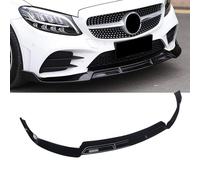 CHIESMA Front Lip for Mercedes Benz 2019-2022 W205 C 205 A205 C-Class Sport Front Bumper Lip Splitter ABS Painted Gloss Black Chin W205 Extension Accessories