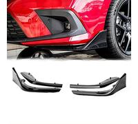 CHIESMA Front Splitter Protection Corner Fit for 2022-2025 Honda Civic 11th Gen Sendan Hatchback Front Bumper Lip Spoiler Protector ABS Painted Air Dam Chin Diffuser Low Bumper Bodykit (Gloss Black)
