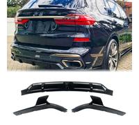 CHIESMA Rear Bumper Diffuser for 2019-2025 BMW X7 G07 M Sport Rear Diffuser Lip Exhaust Guard Gloss Black ABS Rear Bumper Lip Spoiler Lower Bumper Auto Accessories