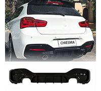 CHIESMA,Rear Diffuser Fit For 2015-2018 BMW 1 Series F20 F21 M135i M140i Gloss Black ABS Rear Bumper Diffuser Rear Bumper