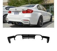 CHIESMA Rear Diffuser Fit for 2015-2020 BMW M3 F80 M4 F82 F83 Gloss Black ABS Painted Rear Bumper Diffuser Rear Bumper