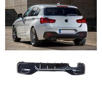CHIESMA Rear Diffuser Fit for BMW 1 Series F20 F21 M Sport 5-door Facelift 2015-2024 Gloss Black ABS Painted Rear Bumper