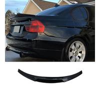 CHIESMA,Rear Spoiler Fit for 2006 2007 2008 2009 2010 2011 E90 3 Series 4 Door Sedan 323i 325i 325xi 330i 330xi 328i 335i 335xi Rear Truck Spoiler Diffuser M4 Style Bodykit Gloss Black ABS Painted