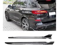 CHIESMA Side Skirts for 2019-2025 BMW G05 X5 M Sport Carbon Fiber Style Rocker Extension Panel Splitter Lip Protector Side Extension Bottom Line Body Kits