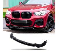 CHIESMA, X3 Front Lip Fit for BMW X3 X4 G01 G02 M-Sport 2018-2021, PP Material Gloss Black Front Bumper Lip Spoiler 4PC Body Kit Automotive Exterior Accessories