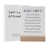 CHIF HAUTH Positive Affirmation Cards for Women with Display Stand, Inspirational Motivational Gifts, Self Love Self Care