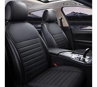 Chifeng 2 PCS Black Universal Front Car Seat Covers Fit For Ford Edge Fiesta Focus K plus Kuga Mondeo Puma, PU Leather - Auto Parts