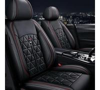 Chifeng 2pc Universal PU Leather Front Car Seat Covers for Nissan Almera Juke Leaf Micra Navara Pulsar Qashqai +2 X-trail,Waterproof Car Seat Protector Cushions